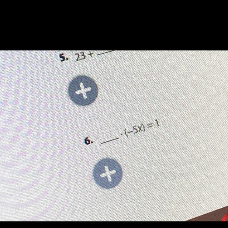 Can someone please help me with number 6 complete the statement the state the property-example-1