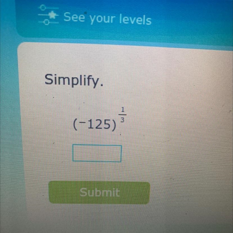 Simplify. 3 (-125) please help!-example-1