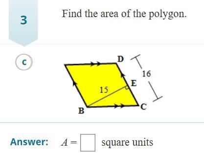 Find the area of the polygon.-example-1