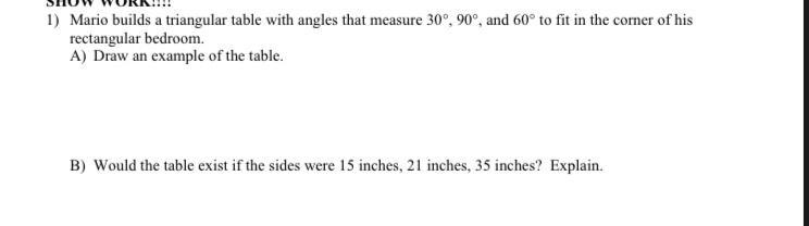 Mario builds a triangular table- help!!-example-1