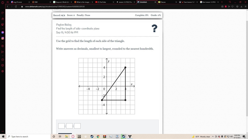 Geo 1.2 lesson plz show a formula so i can do the rest if the questions will give-example-1