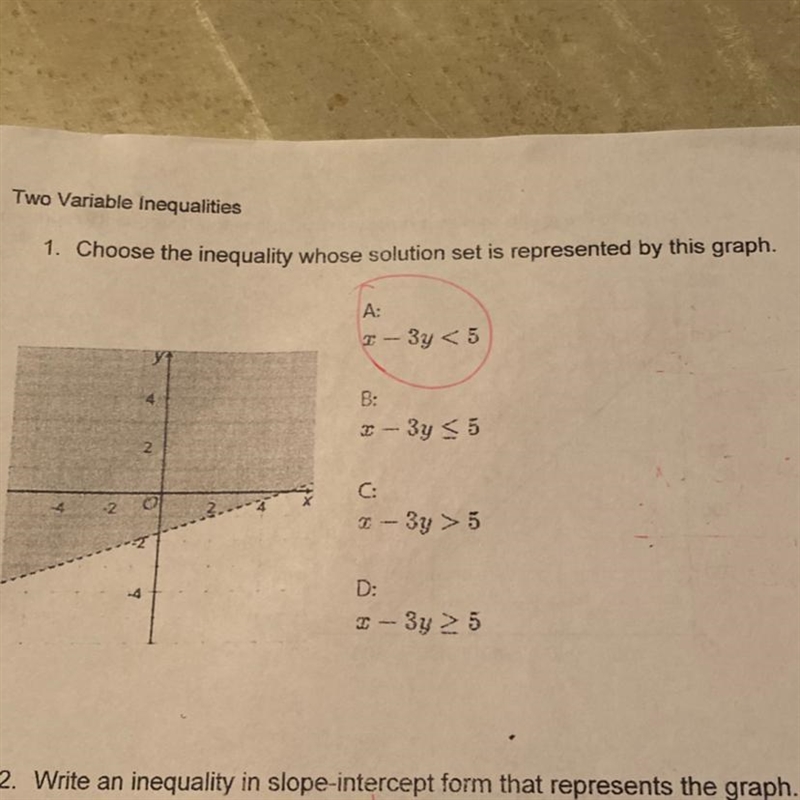 How do i show work for number 1 pls help-example-1