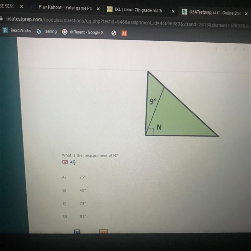 What is the measurement of N?-example-1