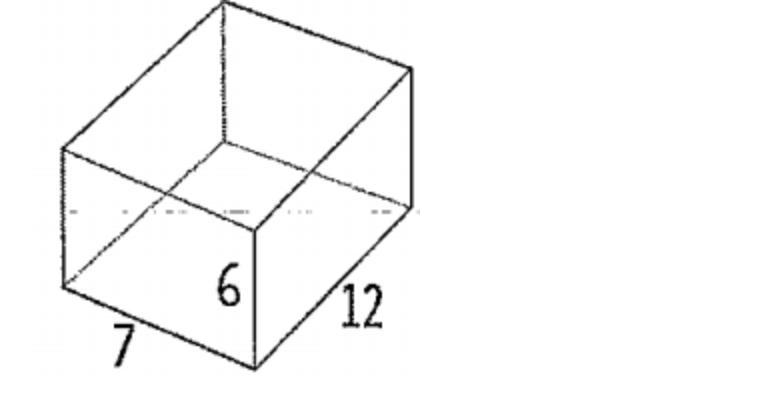 Find the volume of the following prism using the formula V = Bh.-example-1