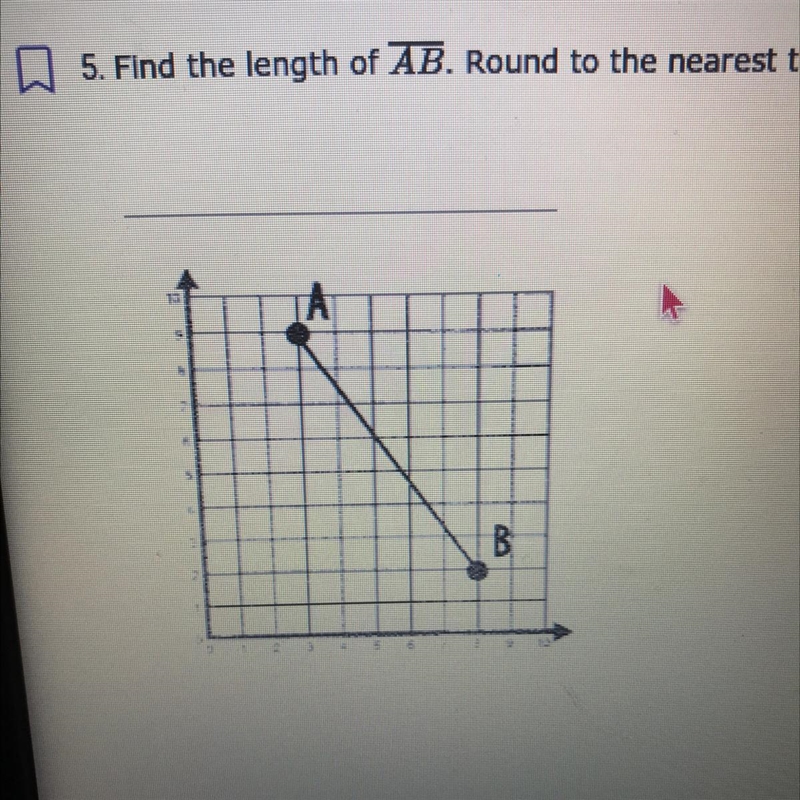 WHATS THE LENGTH ROUND TO THE NEAREST 10th if NEEDED-example-1