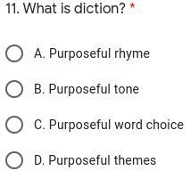 11. What is diction? *-example-1