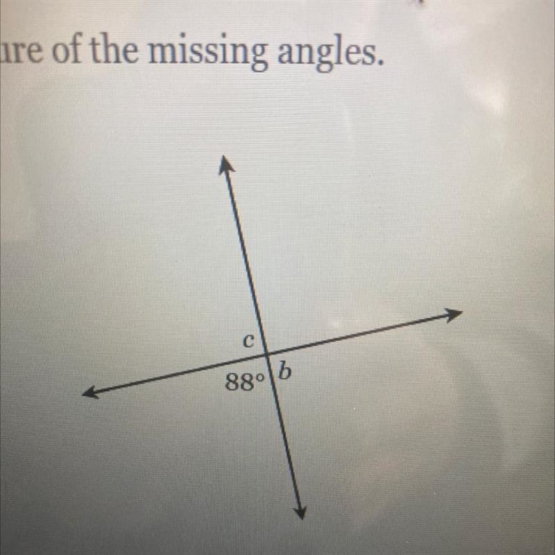 Find the measure of the missing angle Answer: a=-example-1