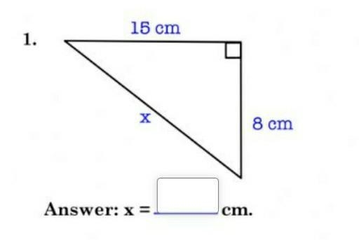 Find the length of the side marked x​-example-1