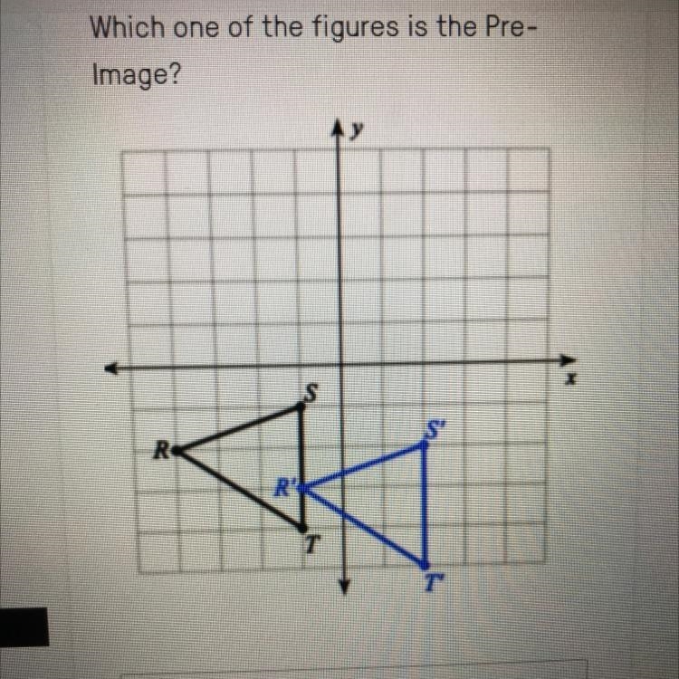 Which one of the figures is the Pre-Image? Please help me no links!-example-1