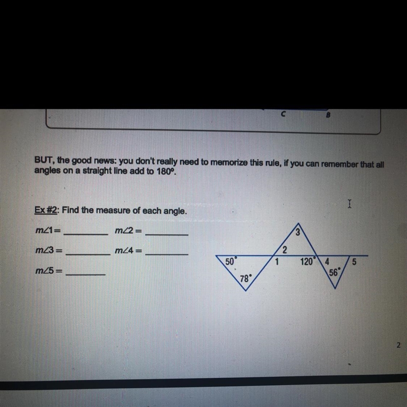 HELP !!!! find the measurements of each angle-example-1