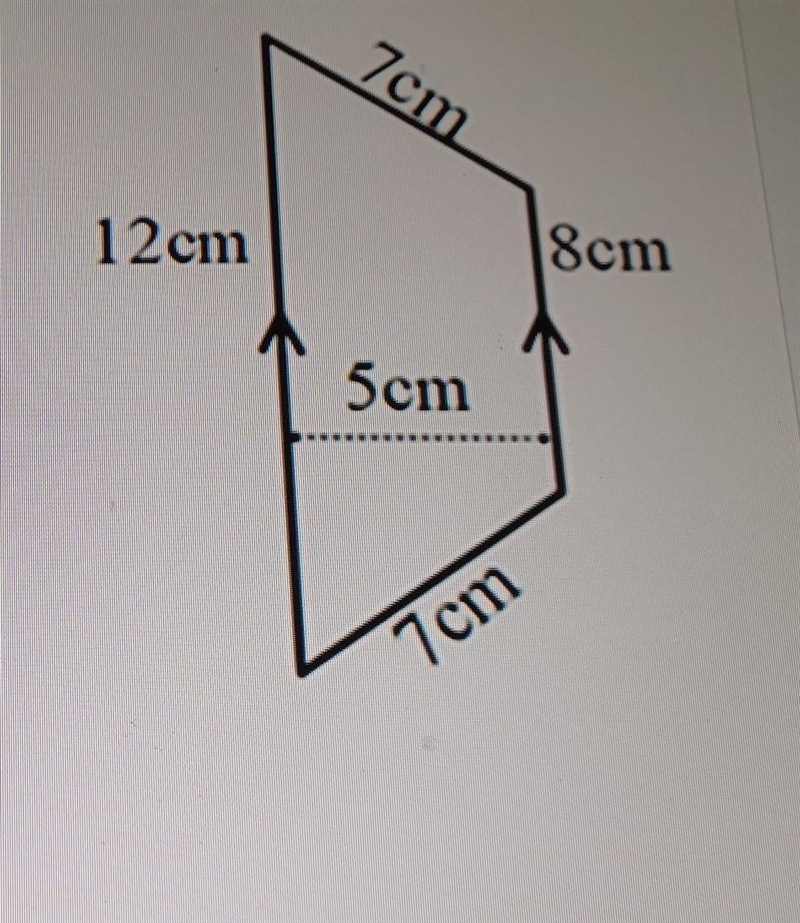 Can you help me please What is The area of this shape a) 25 b)50 c)60 d) 84-example-1