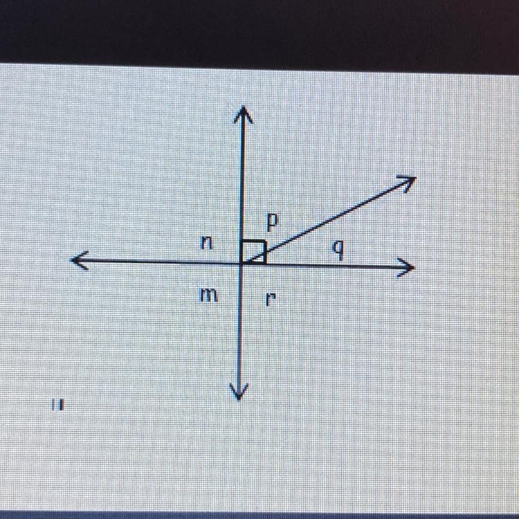 Are there any supplementary, vertical, or complimentary angles? If so wich ones-example-1