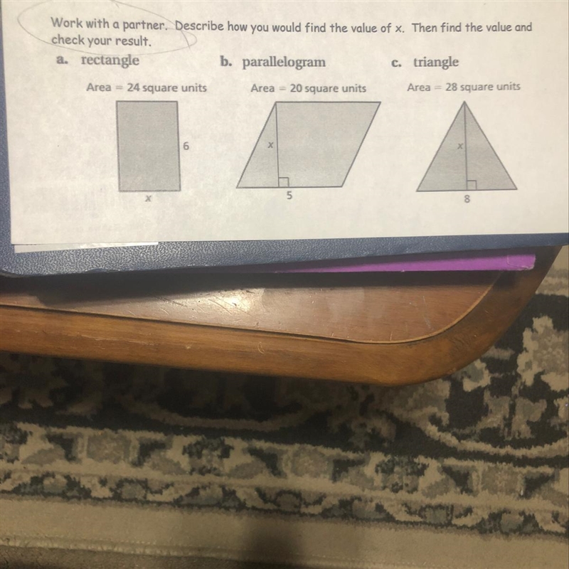 How to find X. Find the value-example-1