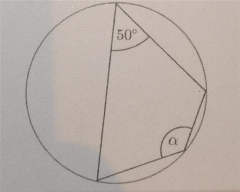 Use the data in the drawing to calculate the \alpha angle (Sorry, I'm not a native-example-1