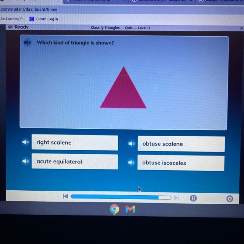 What kind of triangle is shown Please help me my minds not working today-example-1