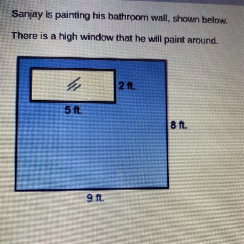 How many square feet does the paint need to cover?-example-1