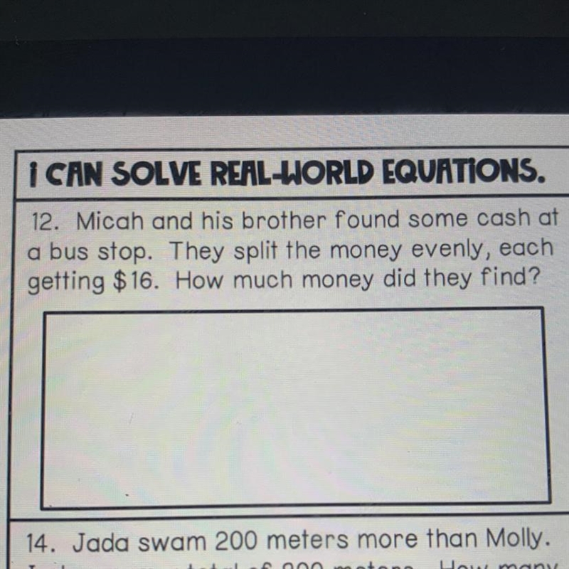 Micah and his brother found some cash at a bus stop. They split the money evenly, each-example-1