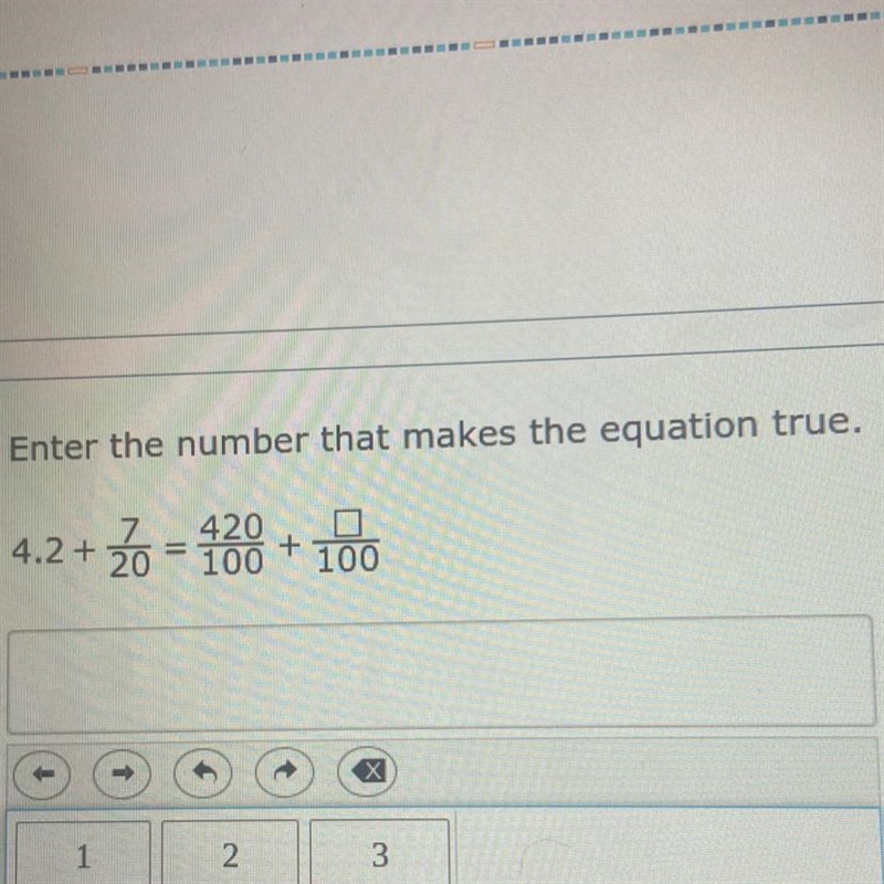 4.2+7/20=420/100+BLANK/100-example-1