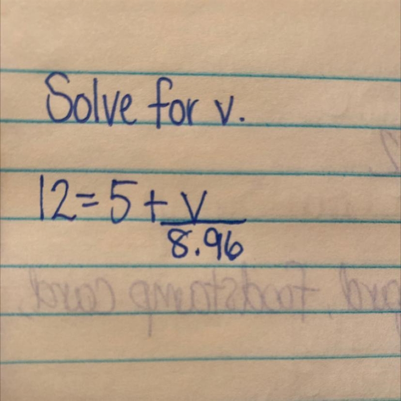 Solve for the v variable-example-1