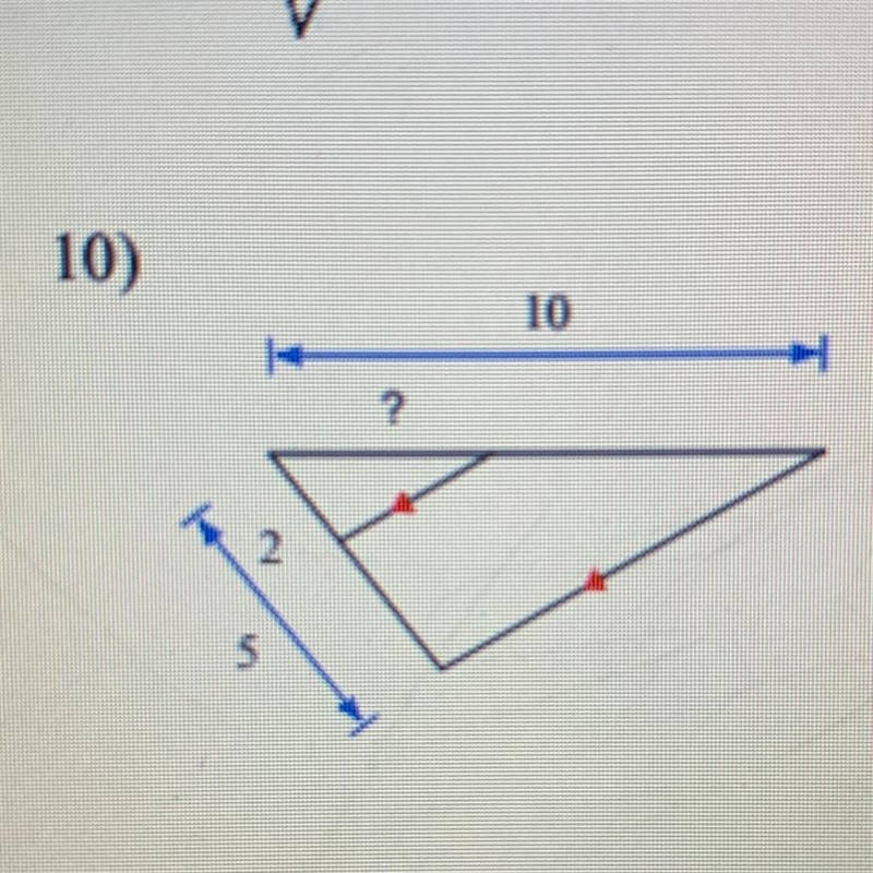 Triangle Proportions pls help find ? ive been trying for 20 mins-example-1