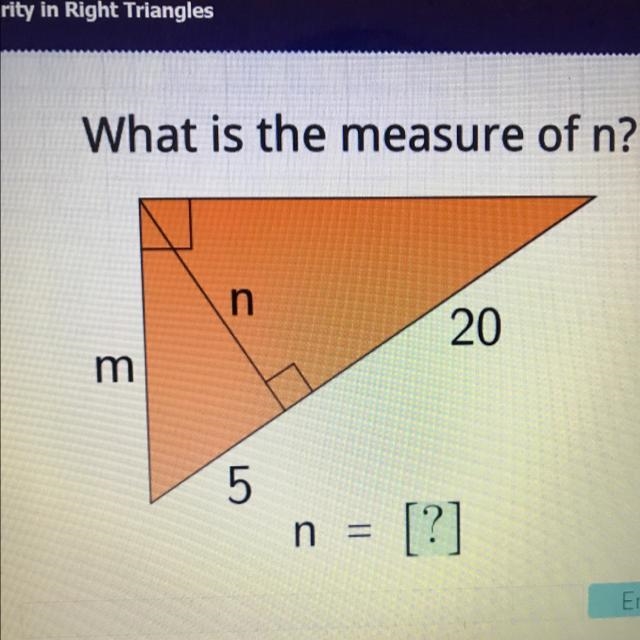 What is the measure of n? Please help!!-example-1