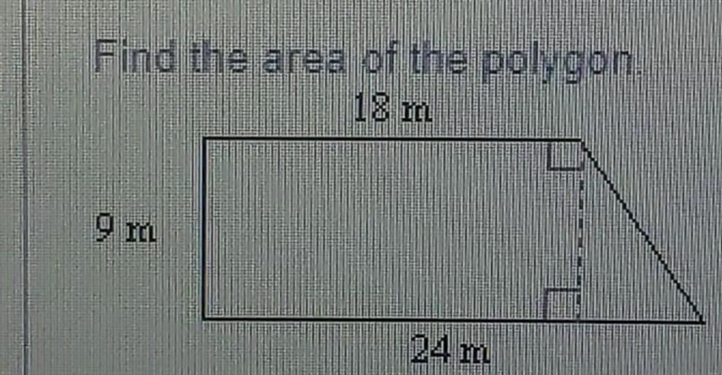 I really need help! Please find the area of the polygon?​-example-1