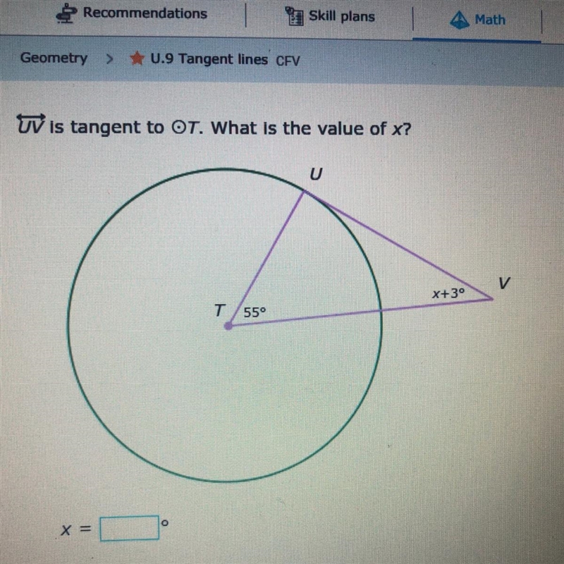 What is the value of X? Help!! Please!-example-1