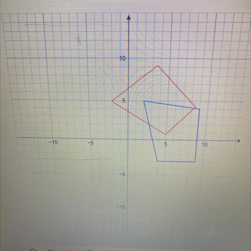 ANSWER ASAP DONT SEND A FILE. IS THIS SHAPE A ROTATION, REFLECTION,TRANSLATION, DILATION-example-1