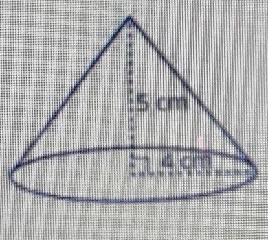 calculate the volume of each cone. Use 3.14 for π. Round answers to the nearest hundredth-example-1