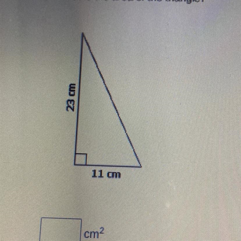 What is the area of the triangle?-example-1