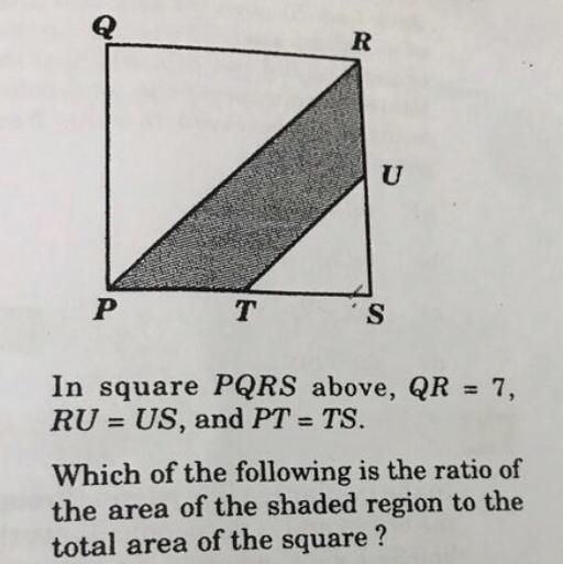 Which of the following is the ratio of the area of the shaded region to the total-example-1