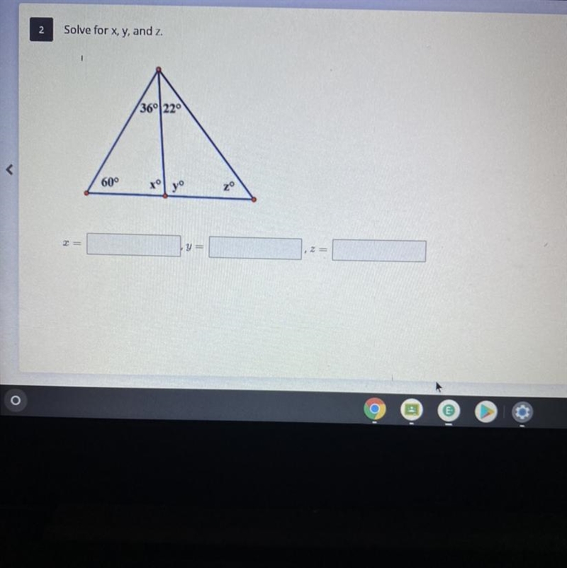 Solve for x, y, and z-example-1