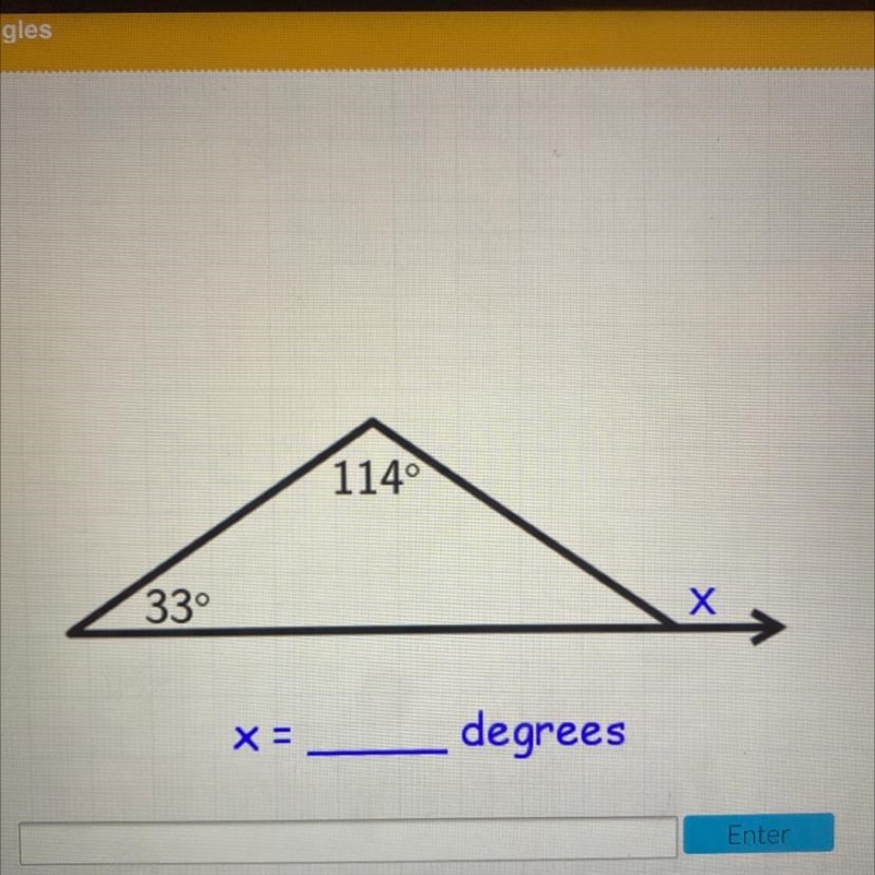 114° 33° Х X degrees-example-1