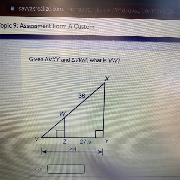 Given AVXY and AVWZ, what is WW? helpppp pls-example-1