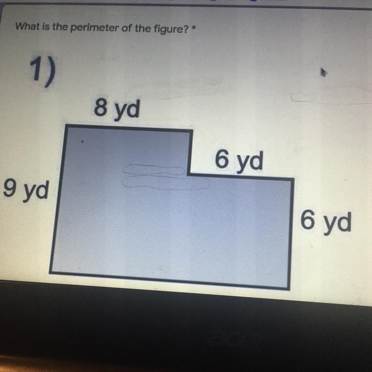 What is the perimeter of the figure?"-example-1