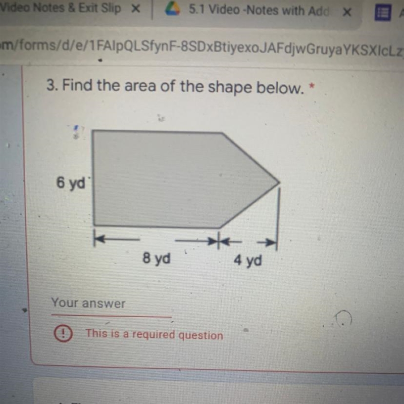 Find the area of the shape below. * PLSS HELP-example-1