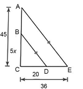 Solve for x. Question 9 options: A) 7 B) 5 C) 4 D) 6-example-1