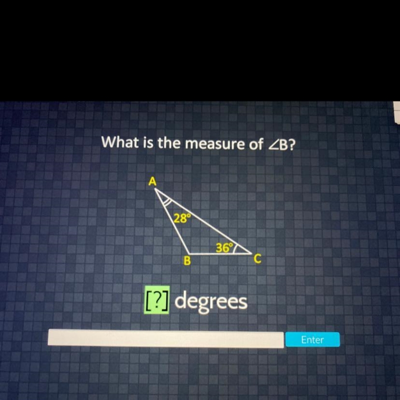 What is the measure of A 28° 36 B С-example-1