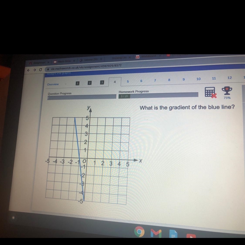 I need to get the answer but I’m struggling to understand how to get the gradient-example-1