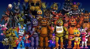 Hey ayo WHERE ALL MY FNAF FANS AT WHO IS YOUR FAVORITE OUT OF THEM ALL PICK ATLEAST-example-1