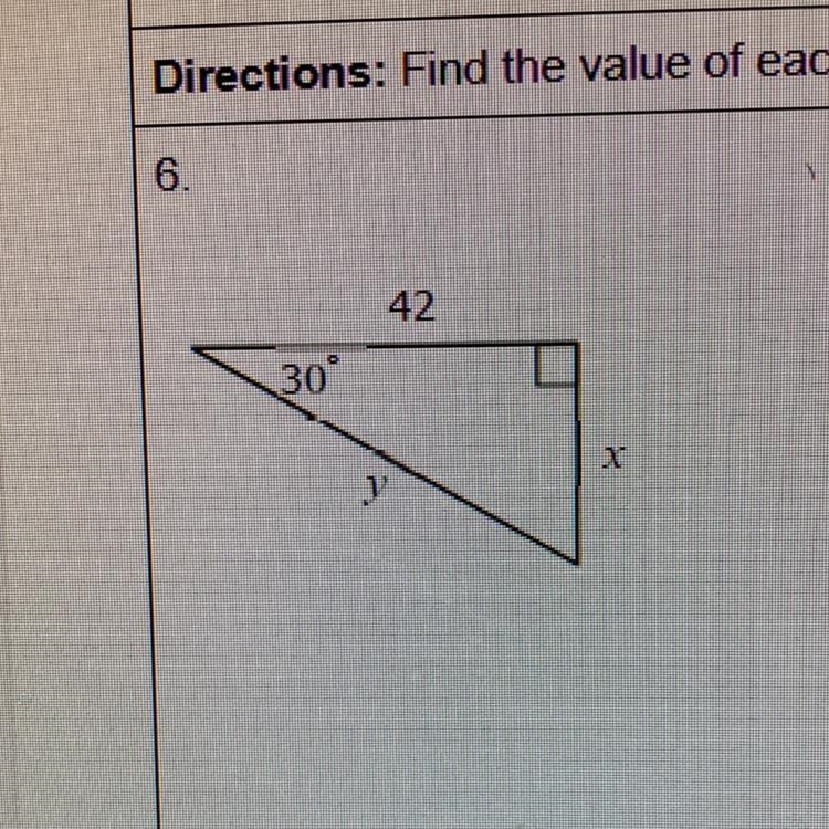 What is the value of x and y?-example-1