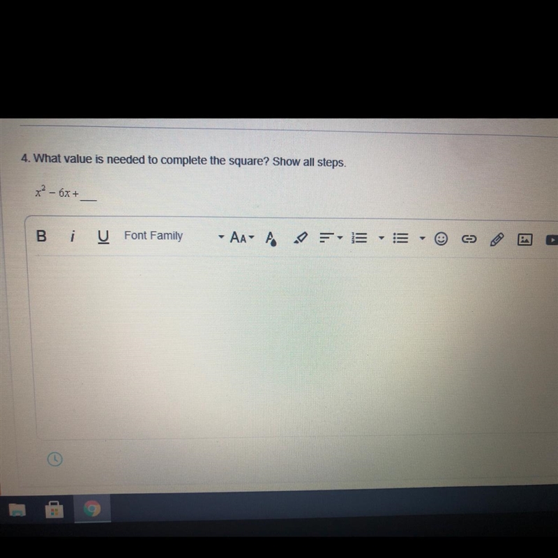 What value is needed to complete the square? All steps included-example-1