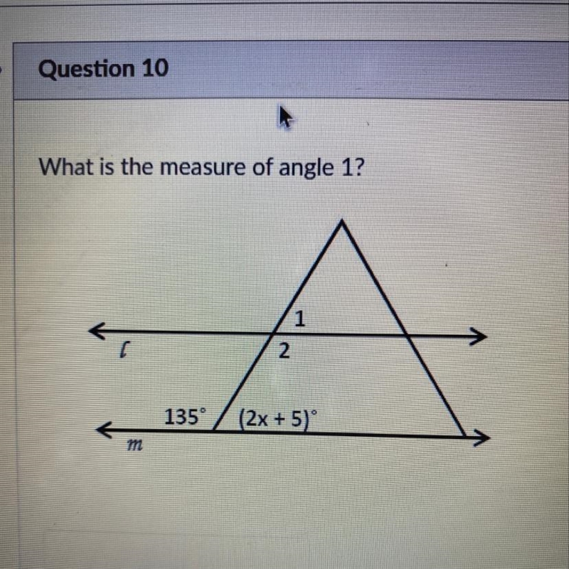 What is the measure of angle 1?-example-1