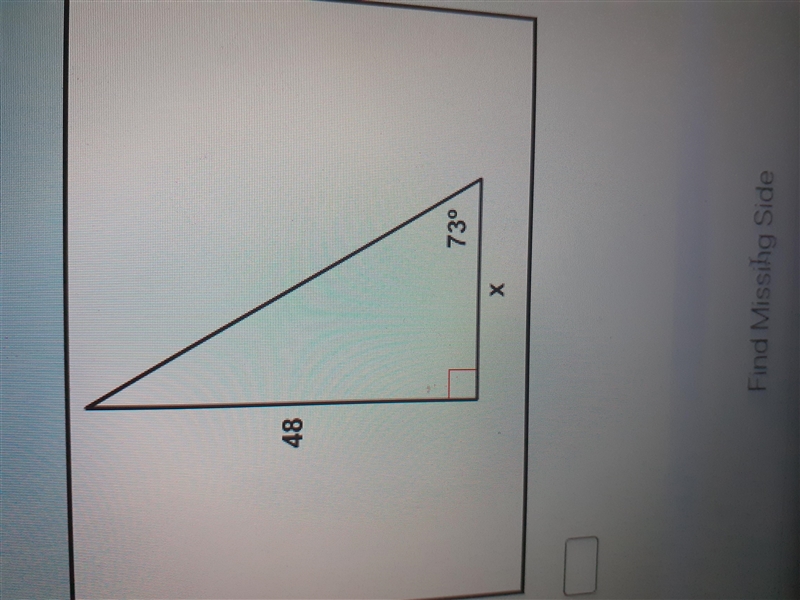 Find the missing side. Round your answer to the nearest tenth-example-1