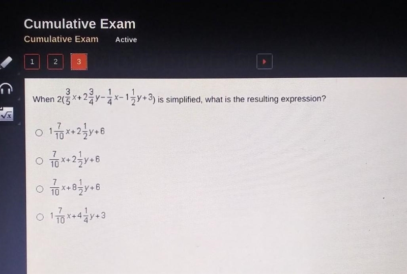 3 When 25 x+2y-* x-12y+3) x-1ży+3) is simplified, what is the resulting expression-example-1