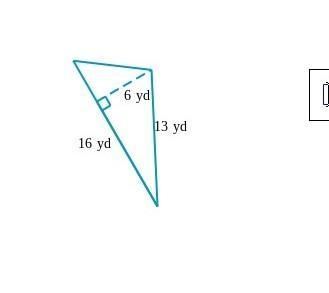 Find the area of the triangle below. Be sure to include the correct unit in your answer-example-1