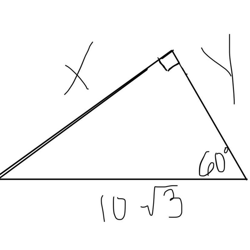 Find the value of x and the value of y-example-1