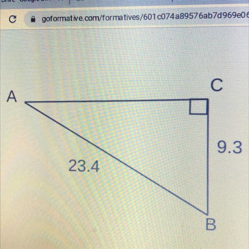 Find the measure of angle B-example-1