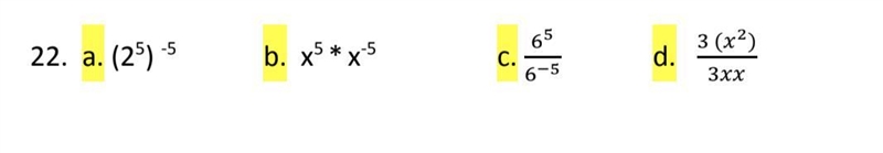 Determine the Expressions that are equal to 1 (Select all that apply). Help me out-example-1