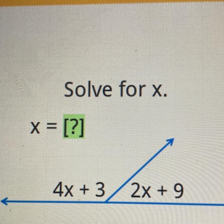 4x + 3/2x +9 solve for x-example-1